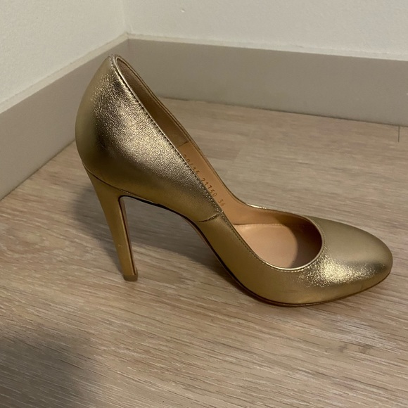 GIANVITO ROSSI Roma Gold Pumps - Picture 3 of 8